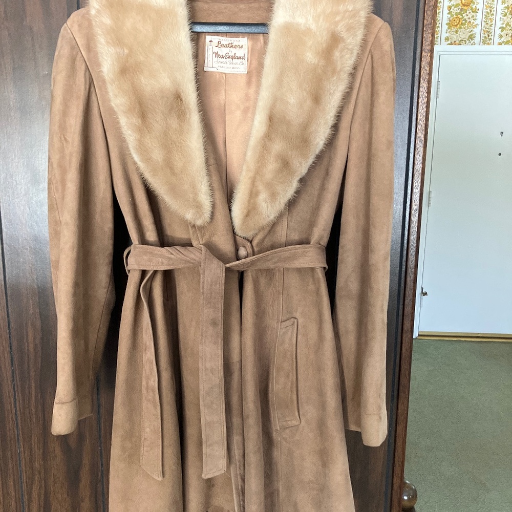 Vintage suede coat by New England Sports Wear Co